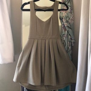 Sage green baby doll dress